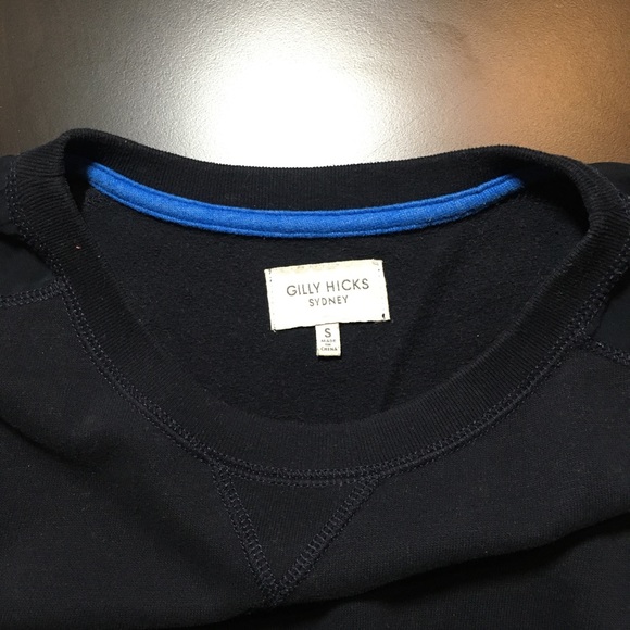 Gilly Hicks women’s navy 3/4 sleeve sweater size S - Picture 5 of 7